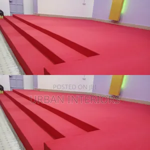 Red Carpets 4mm for Church Stairs