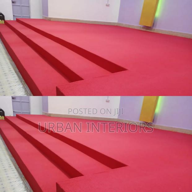 Red Carpets 4mm for Church Stairs