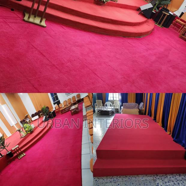 Church Carpets Church Carpets Wine Red - main view