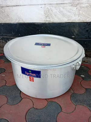 100L Aluminium Sufuria Imported/Commercial Sufuria
