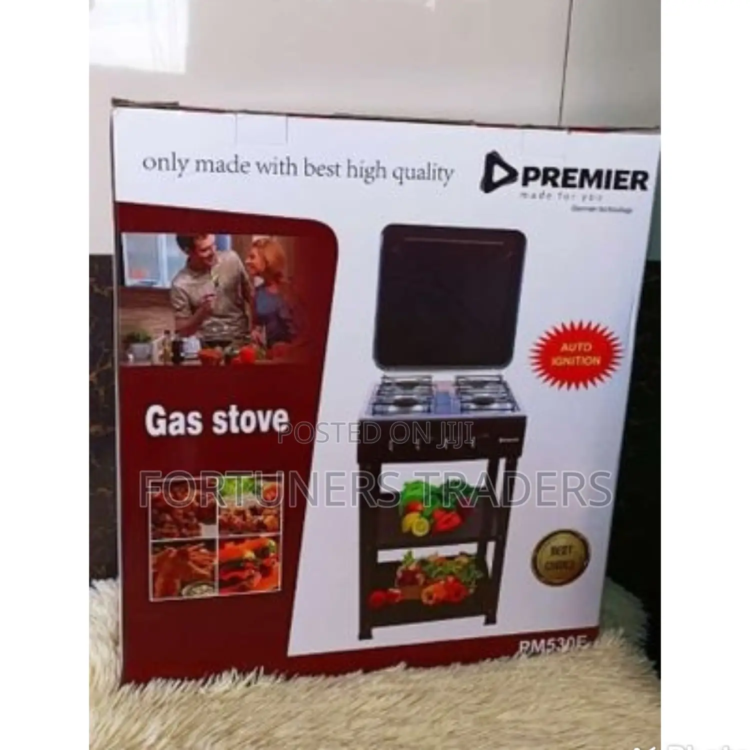 Premier Floor Standing 4 Burners Gas Cooker