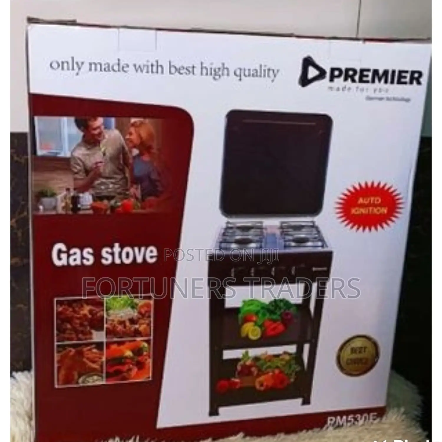 Premier Floor Standing 4 Burners Gas Cooker
.