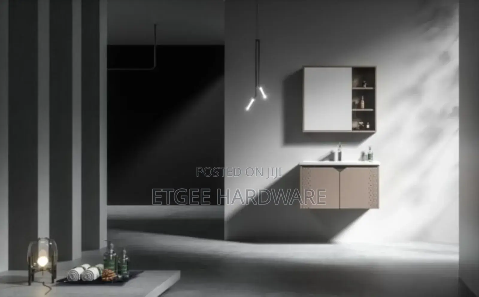 Grey Vanity Bathroom Cabinet – 