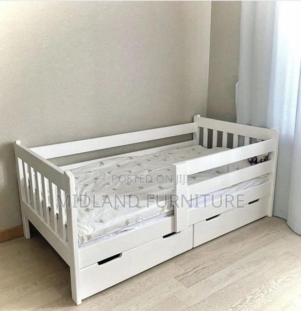 Toddler Bed With Storage Drawers - thumbnail 3