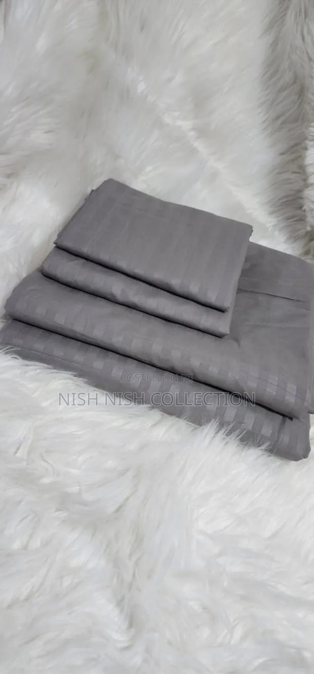 Stripped Cotton Bedsheet