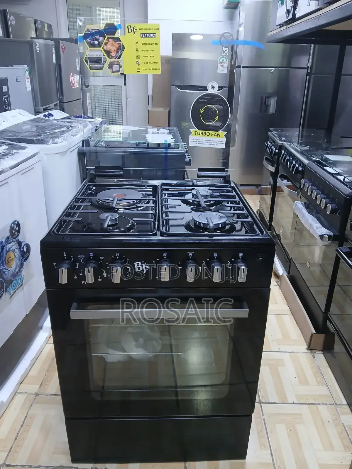 Bj's 60x60 3 Gas+1 Electric Standing Cooker