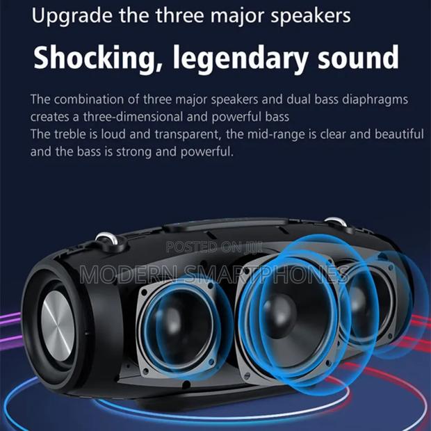 Amaya Bd88 Pro 24 Hrs Playback Wireless Bluetooth Speaker - thumbnail 4