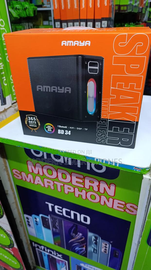 Amaya BD34 Wireless Bluetooth Speaker Karaoke 2 Microphone - thumbnail 3