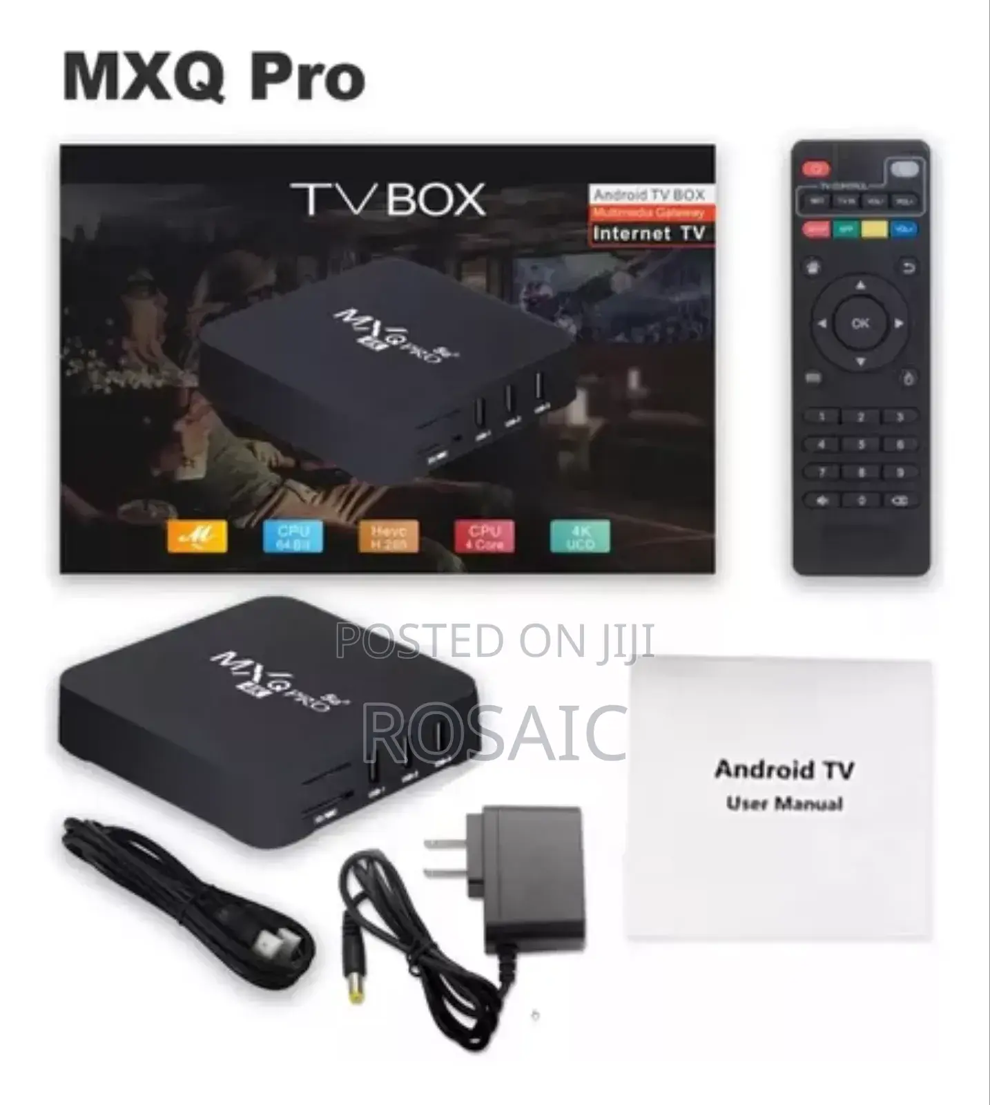 MXQ Pro 8gb+128gb Android Box