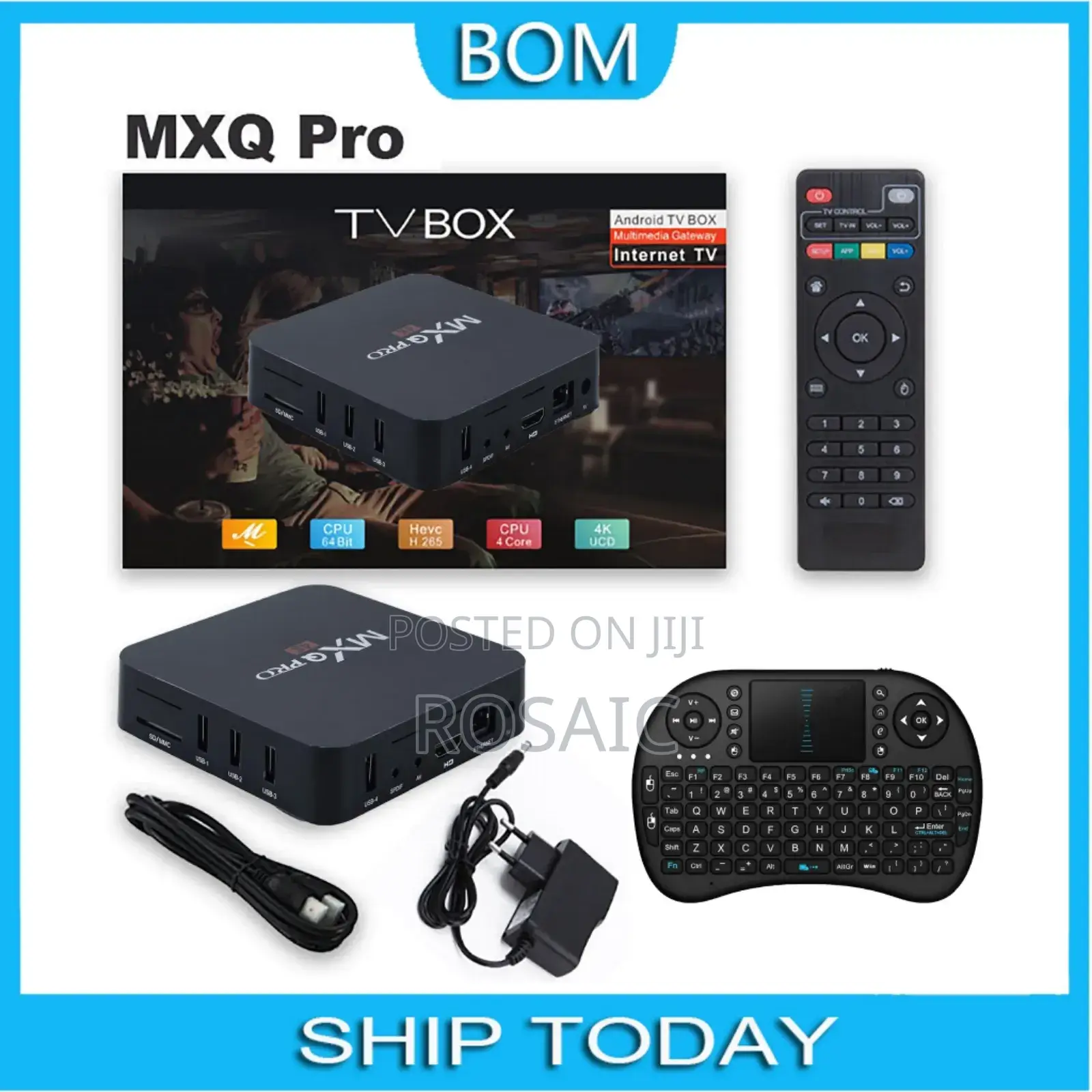 MXQ Pro 8gb+128gb Android Box