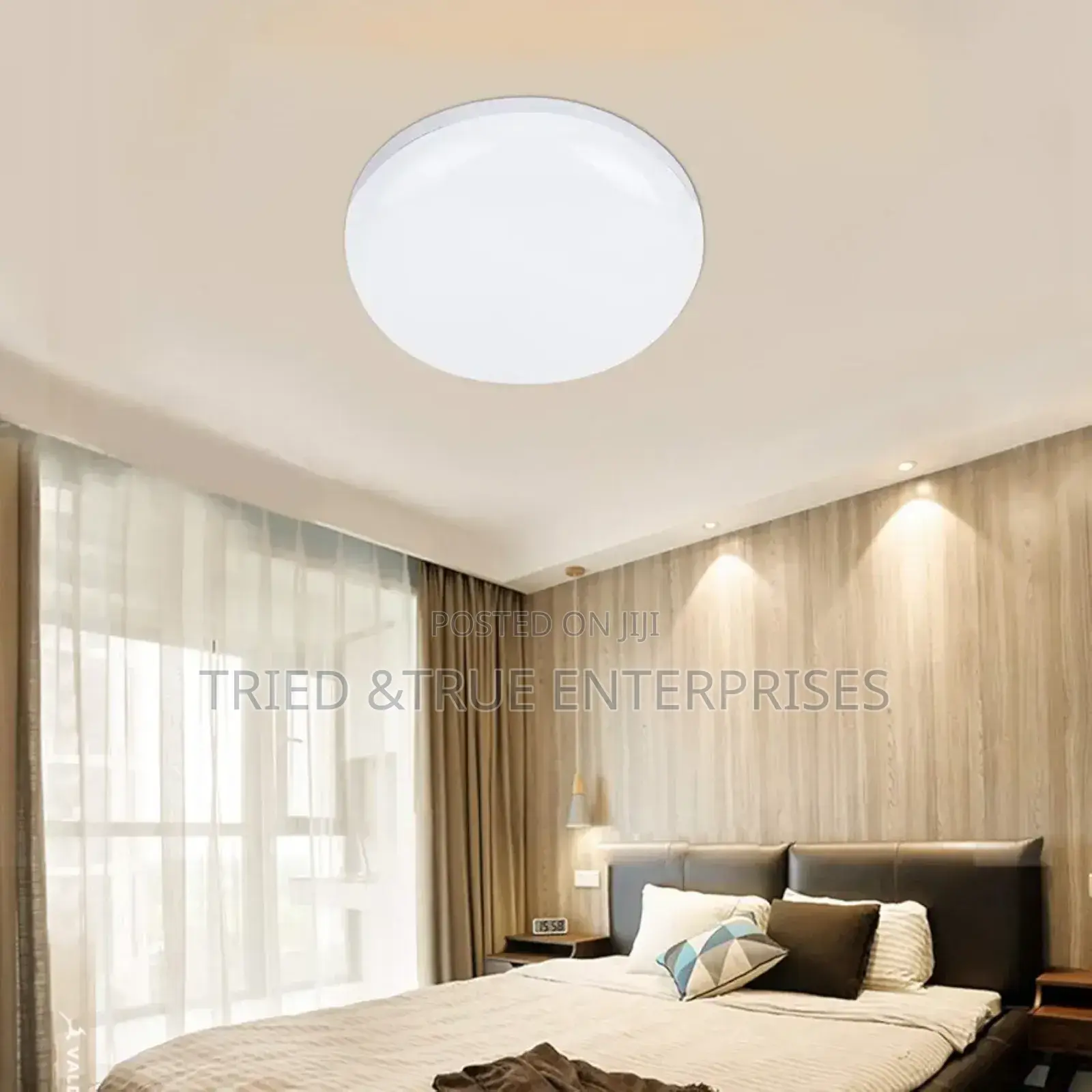 Beautiful White Ceiling Light 28w Km6yg