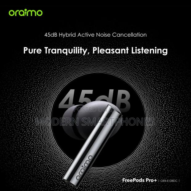 Oraimo Freepods Pro+ Hybrid ANC True Wireless Earbuds - thumbnail 3