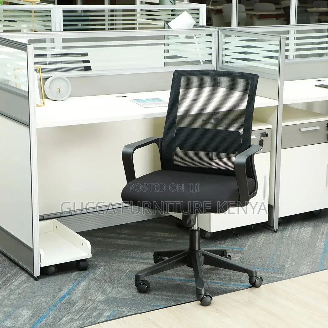Office Chairs: Captain Mesh Medium Back Office Chair