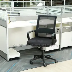 Office Chairs: Captain Mesh Medium Back Office Chair