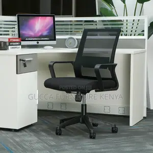 Office Chairs: Captain Mesh Medium Back Office Chair