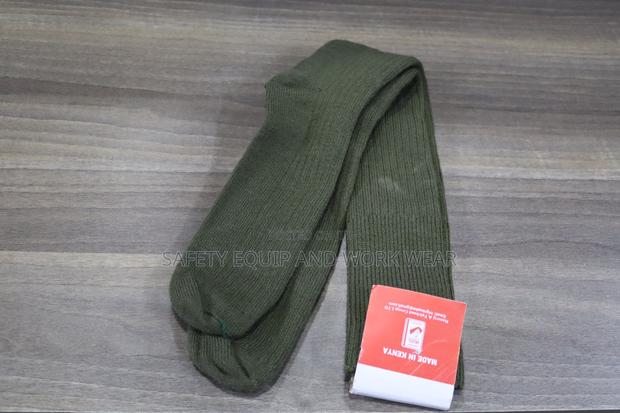 Security Guard High Quality Socks Green - main view