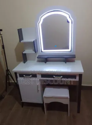 Makeup Table (With LED Lighted Mirror )