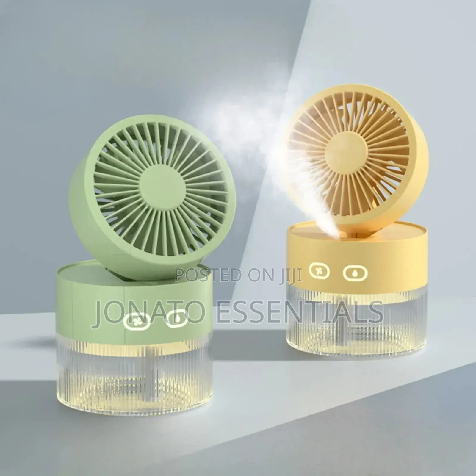 3 Speed Rechargeable Portable Fan With 350ml Humidifier