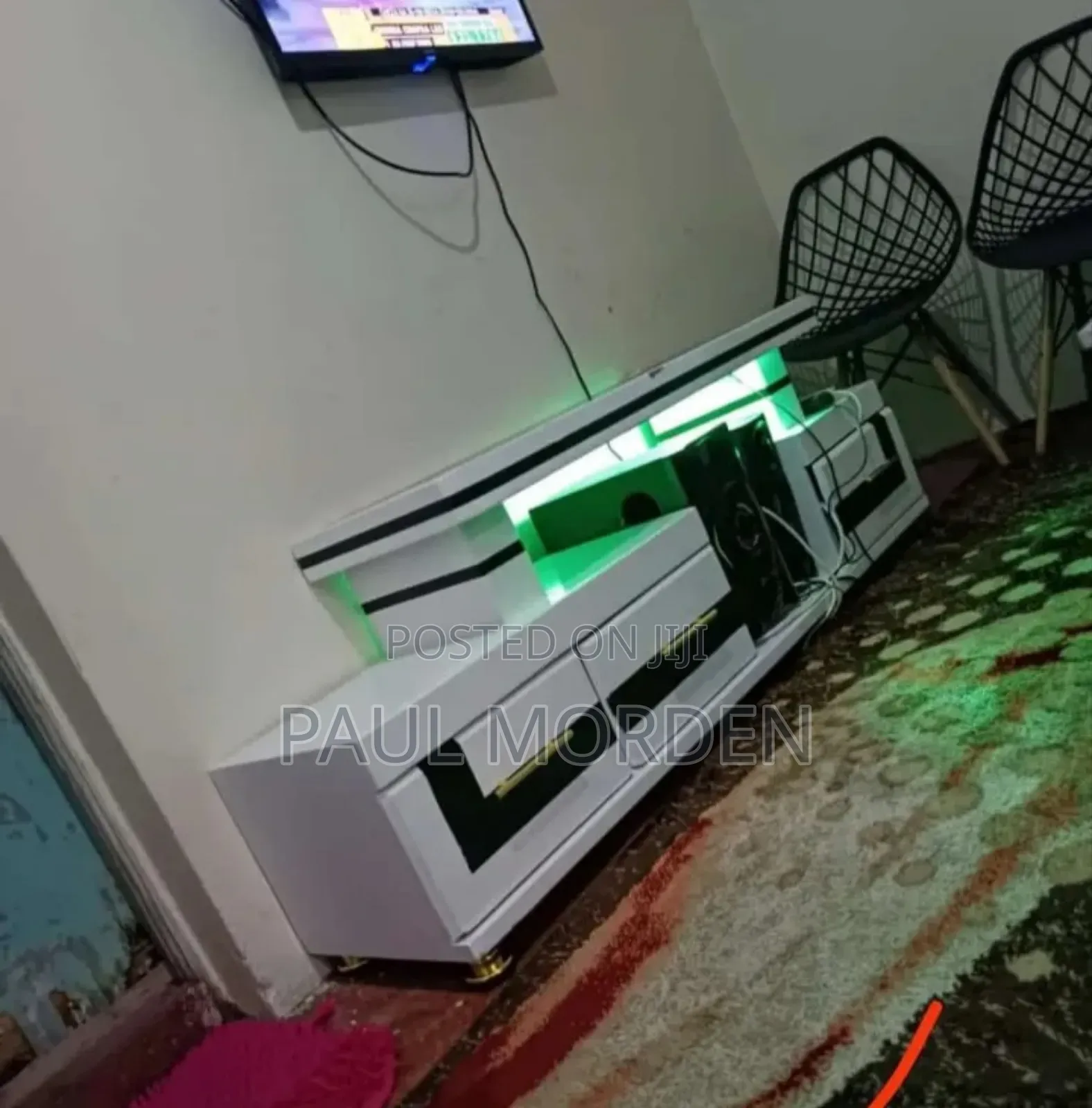 Newly Tv Stands With Green Lights