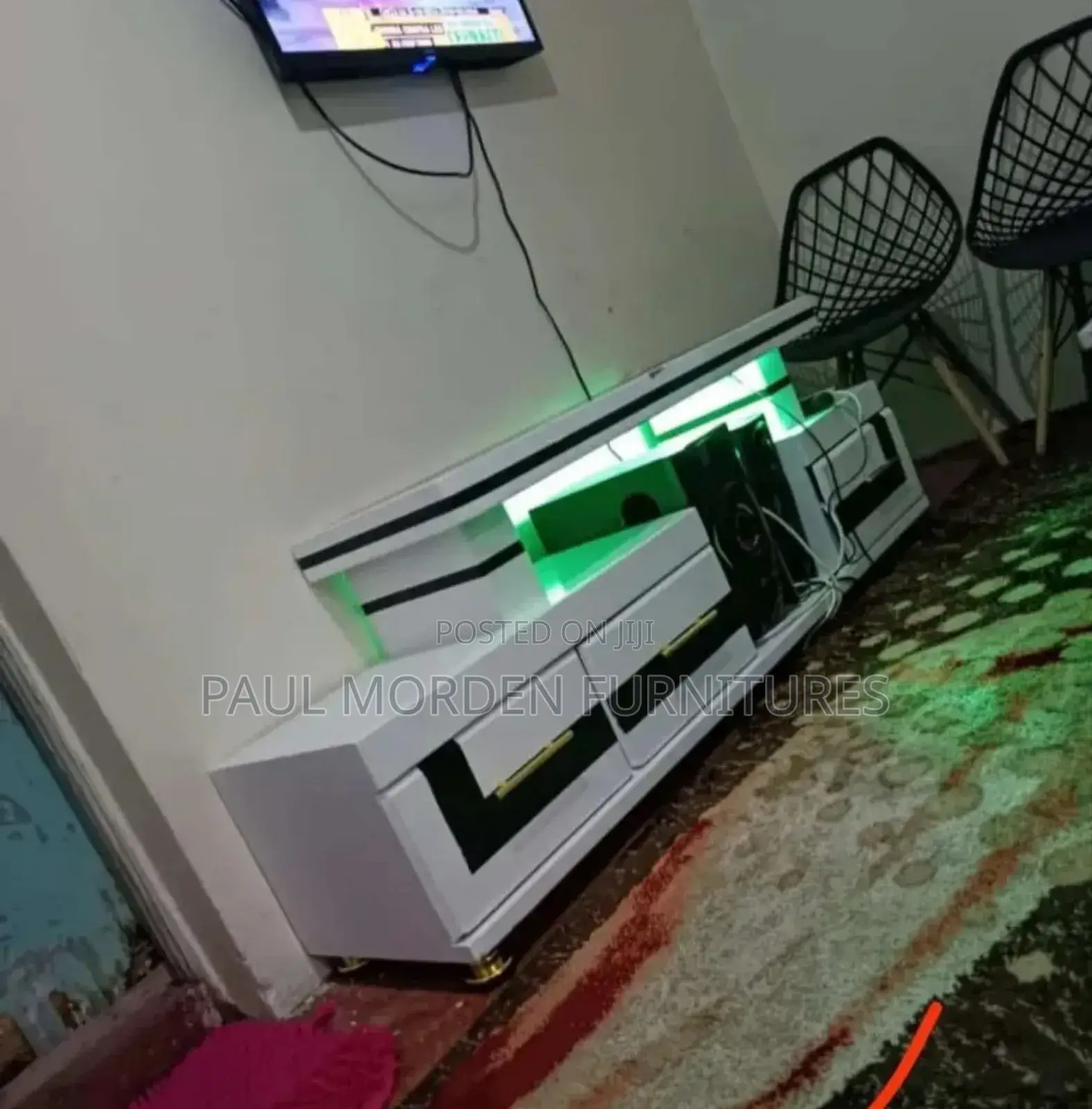 Newly Tv Stands With Green Lights