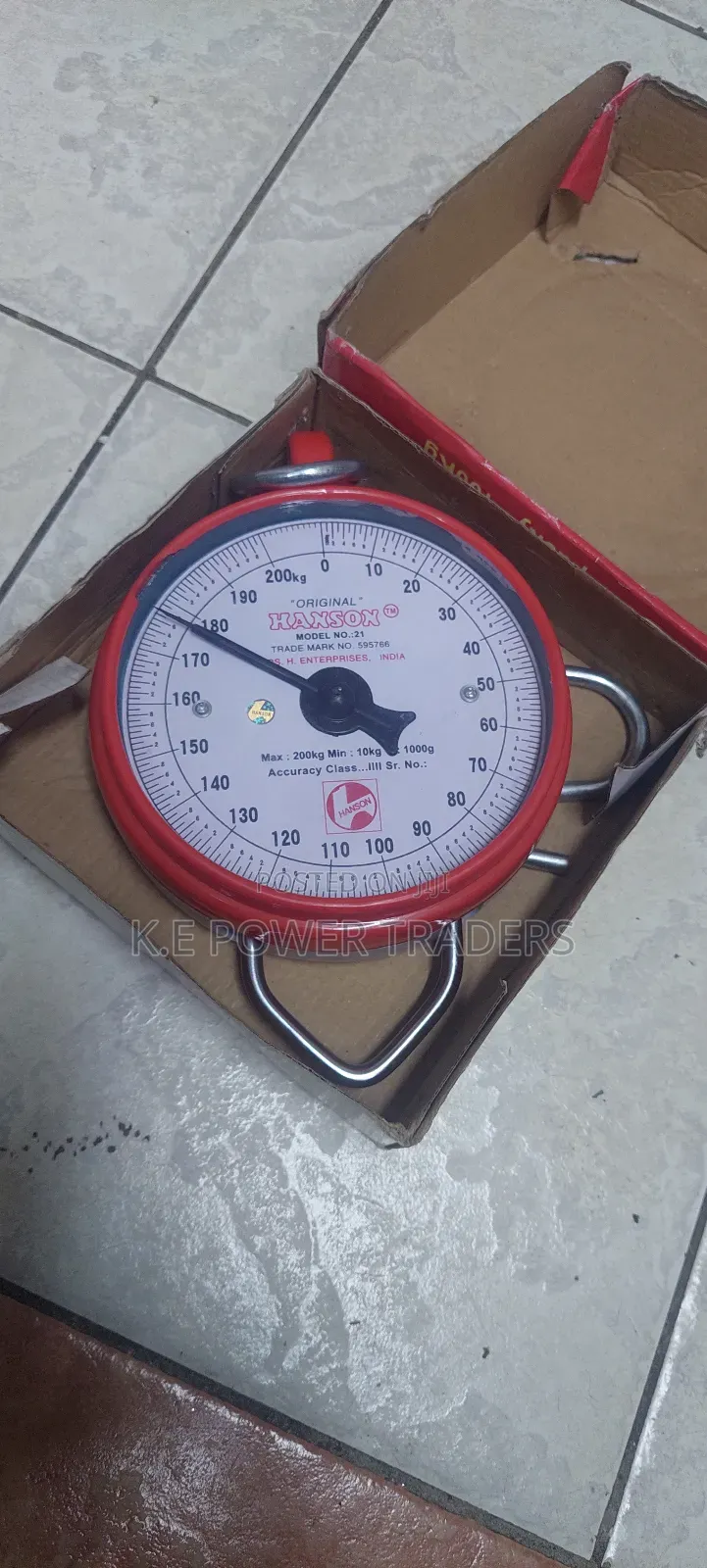 Round Indian 200kg Weighing Scale