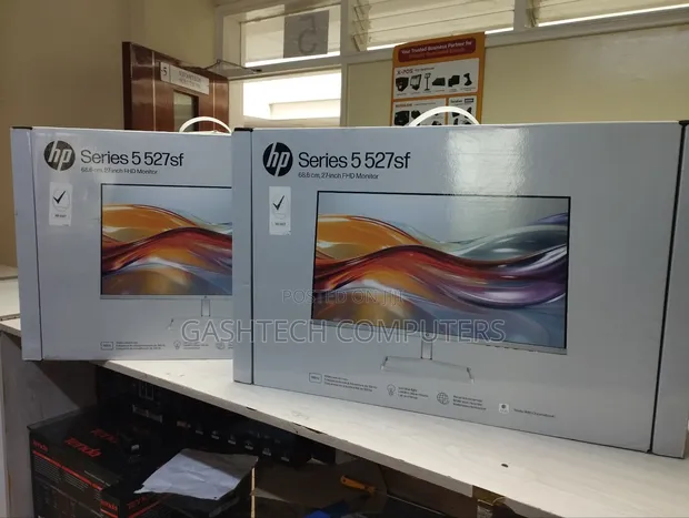 Hp 527sf Series 5 27" FHD Monitor, Black Color in Nairobi Central - Computer Monitors, Gashtech Computer | Jiji.co.ke