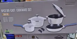 9pcs Die-Cast Cookware Set (VK 15) PFOA FREE