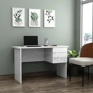 Office Furniture:1.2M Rigid Wooden Office Desk With 3 Drawer