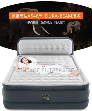 Intex Dura Beam Airbed With Inbuilt Electric Pump