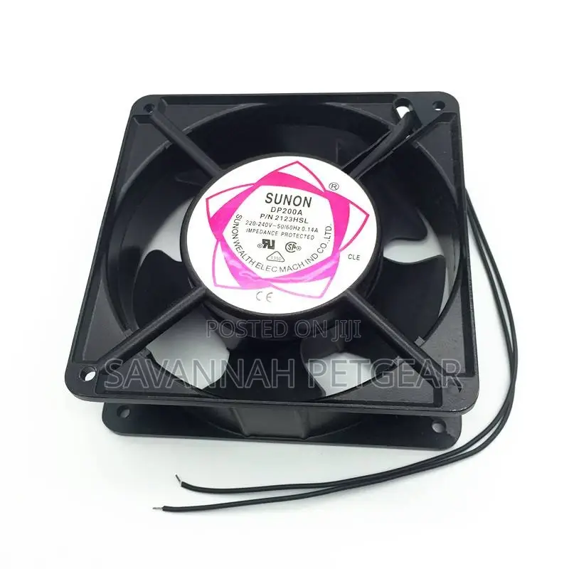Industrial Incubator Fan 12x12x3.9cm Suitable (24-5280 Eggs)