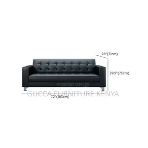 Sofas:5-Seater Executive Reception Office Leather Sofa