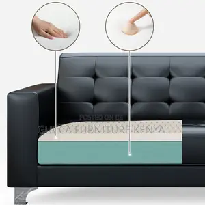 Sofas:5-Seater Executive Reception Office Leather Sofa