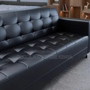 Sofas:5-Seater Executive Reception Office Leather Sofa