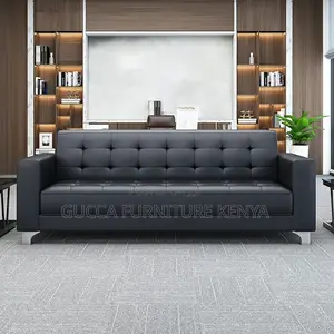 Sofas:5-Seater Executive Reception Office Leather Sofa