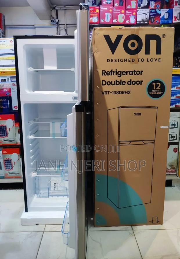 181 Litres Von Double Door Fridge - main view