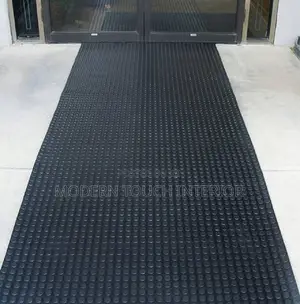 Black Anti-Slip Coin Rubber Carpets
