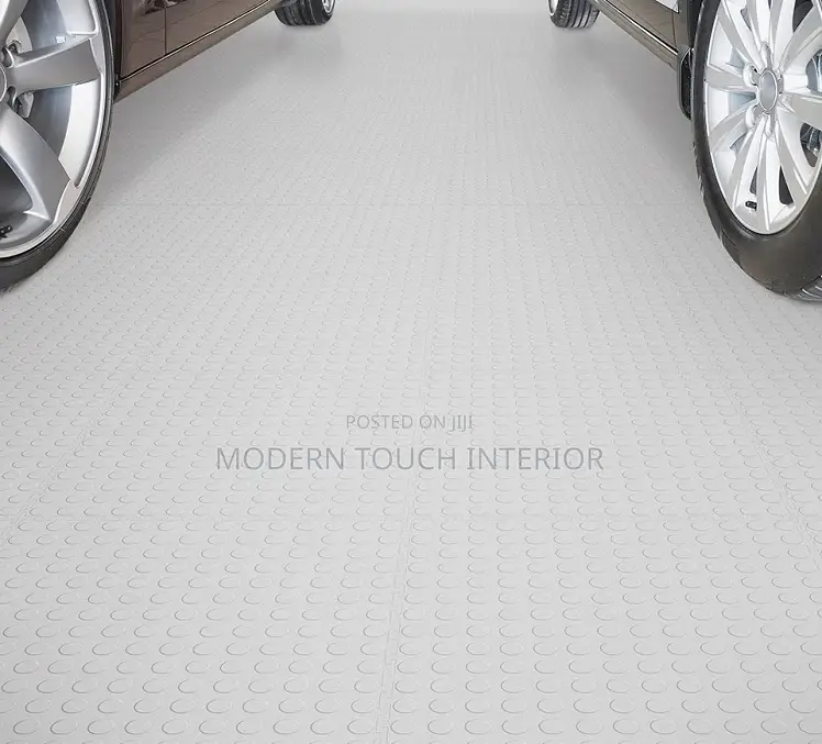 Anti-Slip White Rubber Coin Carpet