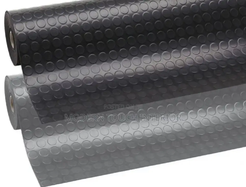 Custom-Fit Durable Coin Rubber Carpets