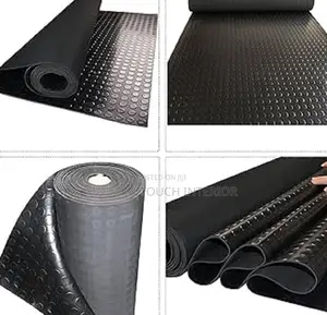Textured Heavy-Duty Coin Rubber Carpets
