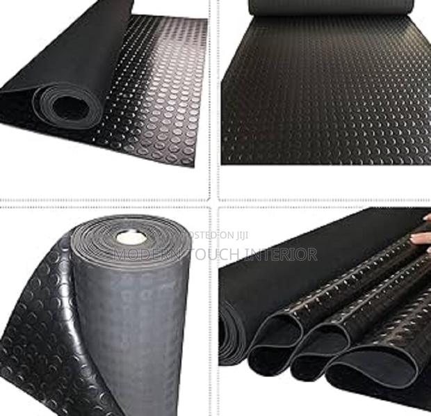 Textured Heavy-Duty Coin Rubber Carpets