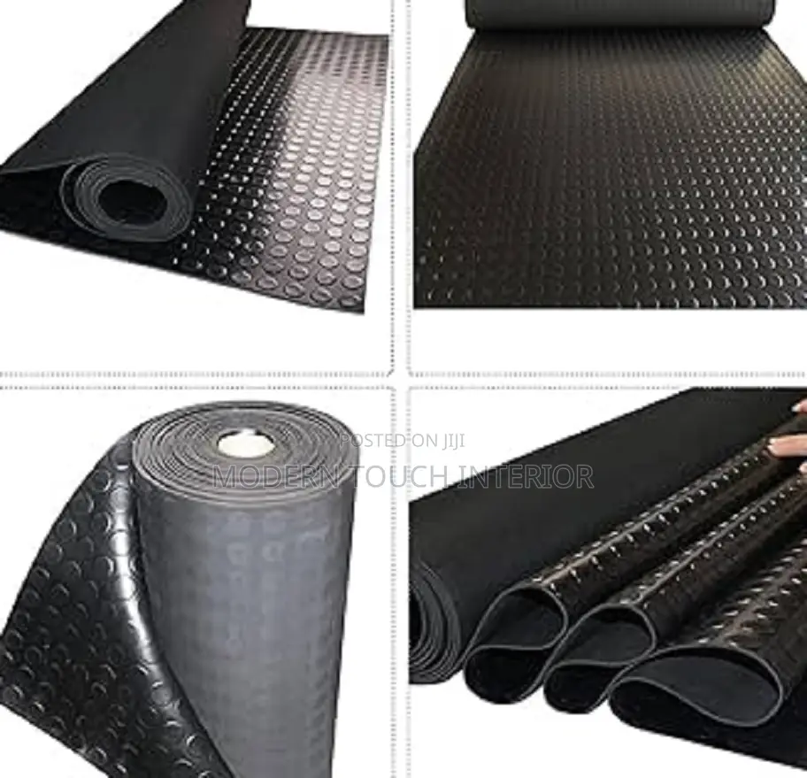 Textured Heavy-Duty Coin Rubber Carpets