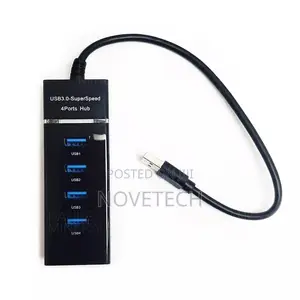4-Port USB 3.0 Hub Usb Extender for PC Mac Desktop Laptop