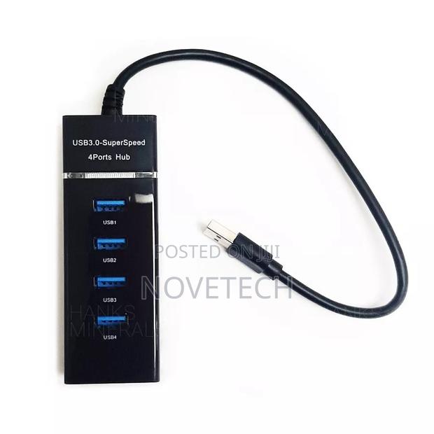 4-Port USB 3.0 Hub Usb Extender for PC Mac Desktop Laptop