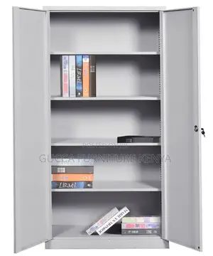 Cabinets:2-Door Modern Rectangular Steel Data Cabinet