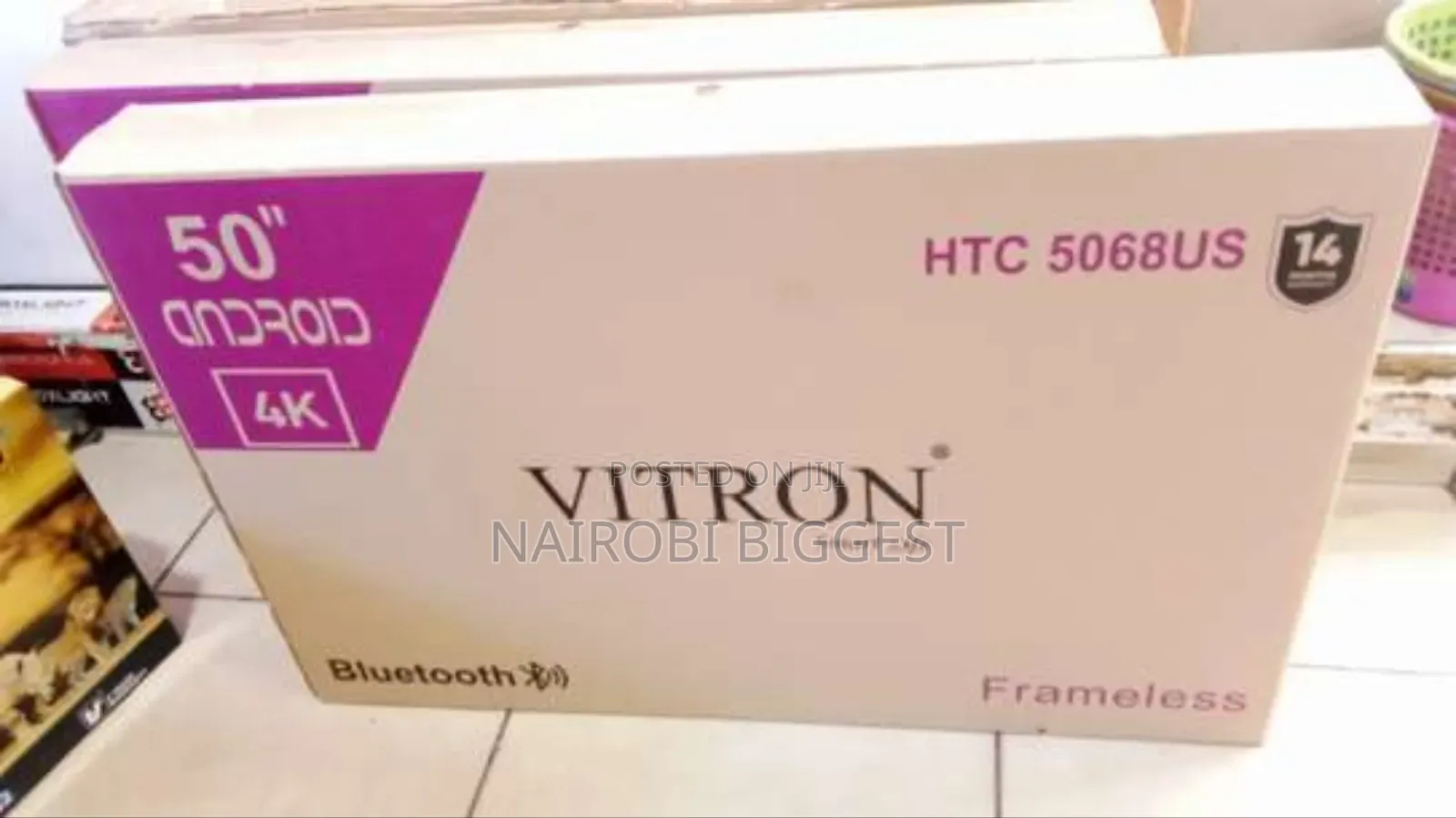 Vitron 50" Smart Android Television Resolution