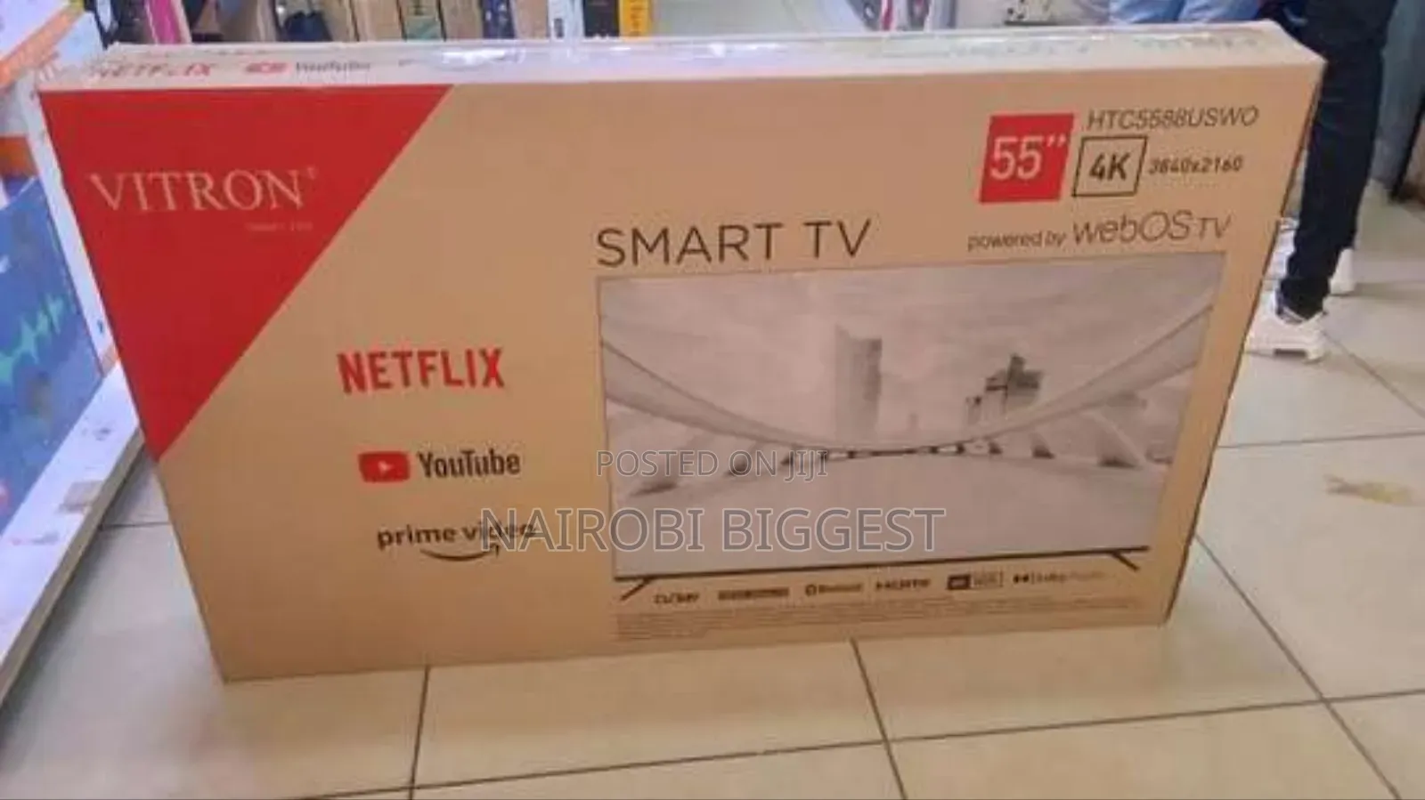Vitron Webos 55" Frameless Television