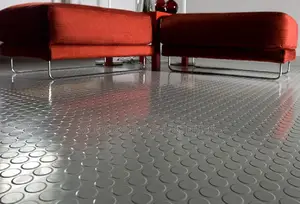 Long-Lasting Coin Rubber Mat