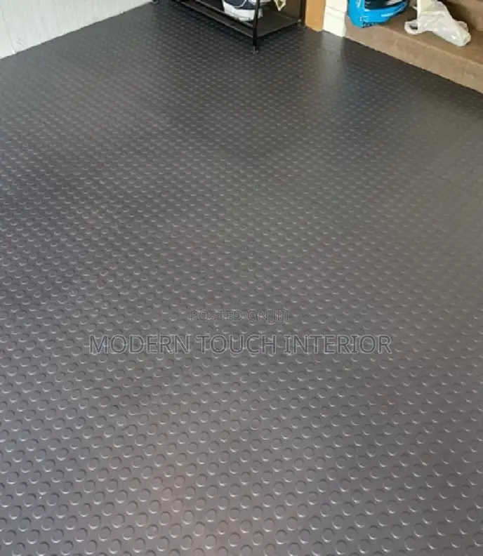 Easy-to-Clean Rubber Coin Carpets