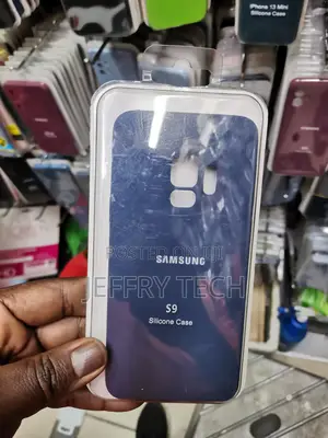 Galaxy S9 Plus Soft Silicone Gel Rubber Shockproof Case-Navy