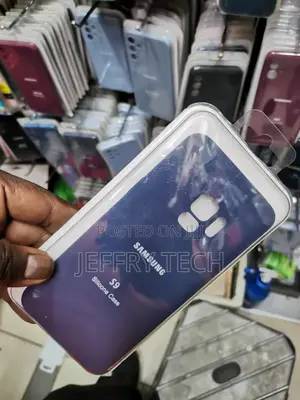 Galaxy S9 Plus Soft Silicone Gel Rubber Shockproof Case-Navy